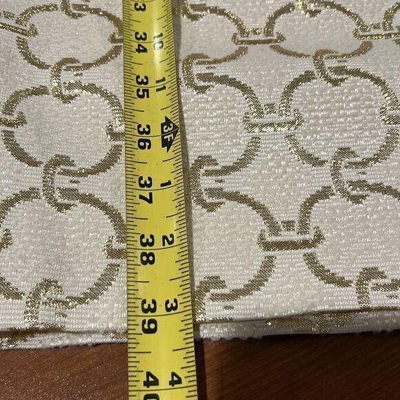 NWT Talbots Women’s Sleeveless Metallic Gold Link Dress Size 8. - Picture 6 of 9